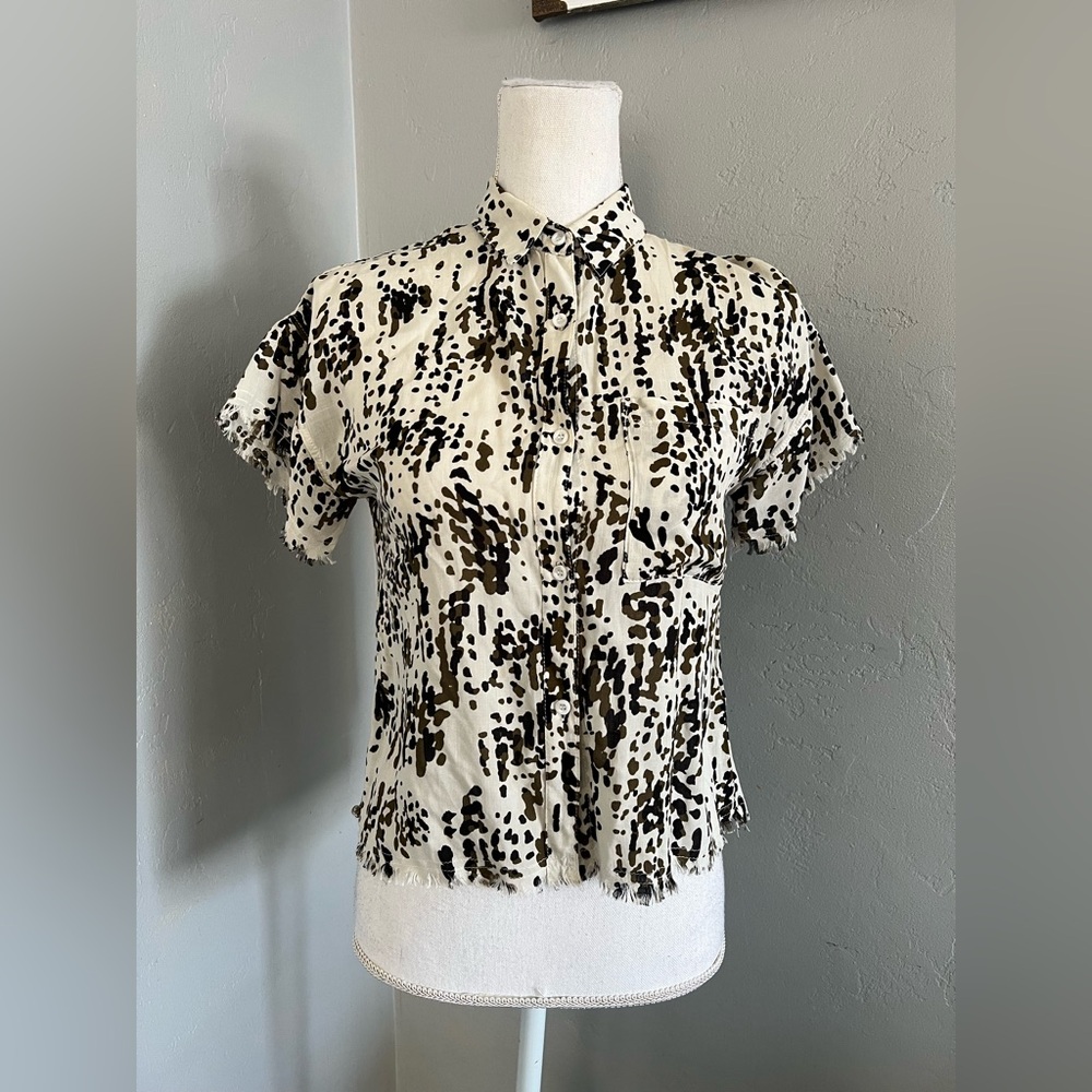 Philosophy Black and White Blouse size XS/TP